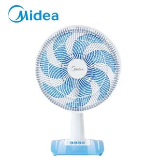 美的/Midea  台式电风扇七叶柔风轻音卧室宿舍广角远距交流定频台扇办公室桌面节能省电摇头小型电扇 FGAU40D