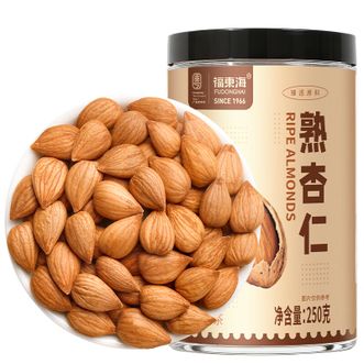 福东海  熟杏仁250克  丰富营养 即食酥脆