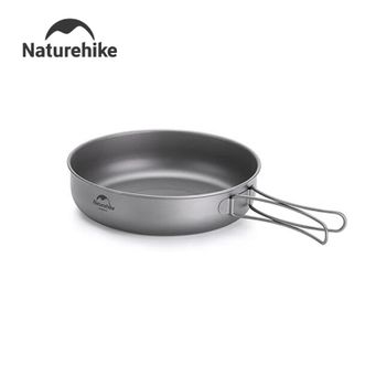 挪客（NatureHike）  户外轻便炊具 钛煎锅套装露营装备炊具 煎锅（大） （17.42cm）
