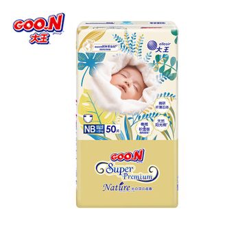 大王（GOO.N）  光羽 致本之源 纸尿裤 新生儿尿不湿 柔软透气 环贴NB50