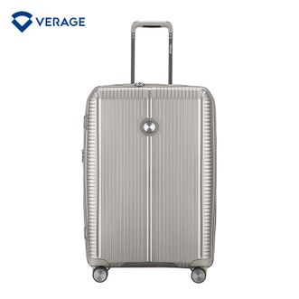 VERAGE  行李箱男女结实耐用小型轻便登机拉杆箱大容量万向轮旅行密码箱子 GM19006W/28寸香槟金