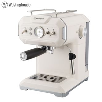 西屋/Westinghouse  咖啡机1.75L容量家用小型半自动意式 萃浓缩咖啡机蒸汽打咖啡奶泡一体机