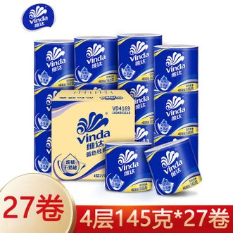 维达  卫生纸巾厕纸 4层 145g*27卷