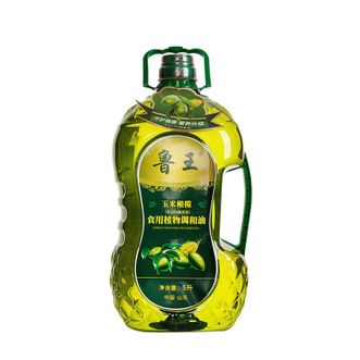 鲁王  玉米橄榄食用植物调和油 5L 绿瓶