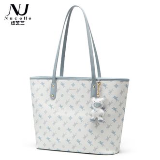 纽芝兰（NUCELLE）托特包女包时尚大容量通勤单肩手提大包1171966（大版）14寸