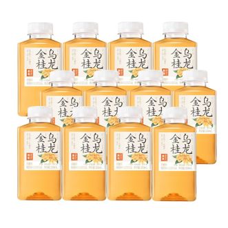 果子熟了  无糖茶 金桂乌龙 350ml*12瓶 0糖0脂肪量
