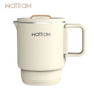 北欧沃朗（wattram）  折叠烧水壶800ml容量旅行便捷式电热水壶烧水壶出差保温304不锈钢迷你家用水壶养生冲奶学生泡面杯