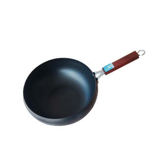 金卫德  章丘铁锅炒菜锅 26cm古法大肚锅 步步高升 JWD-020 非遗工艺符合现代健康烹饪需求 匠心锻造用心见细节实木手柄防滑防烫