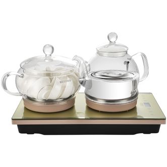 新功/Seko  全自动底部上水电热水壶 泡茶壶 烧水茶具 自动电茶壶可嵌入茶盘烧水壶 W7