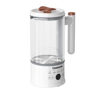 小质  养生壶  多功能迷你养生杯  花茶煮茶器  0.6L容量  YSH01  奶白色