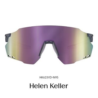 海伦凯勒（Helen Keller）  户外登山护目镜男防晒骑行偏光墨镜驾驶开车太阳眼镜女HK623YDN95