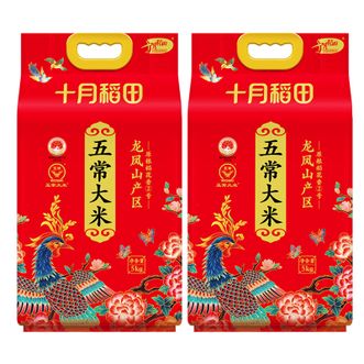 十月稻田  凤凰系列 ~五常大米5kg*2袋dkh