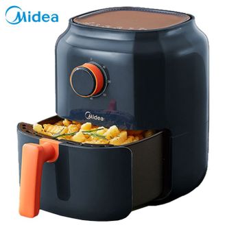 美的/Midea  无油空气炸锅家用新款智能多功能电气炸锅大容量薯条机 3L大容量 深空蓝 KZ30E201