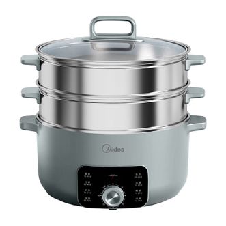 美的/Midea  电蒸锅 MZ-ZGE3002 16L大容量上蒸下煮