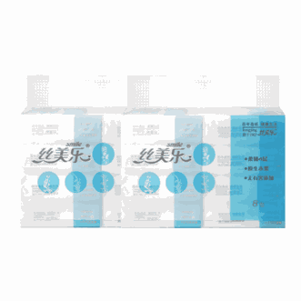 丝美乐  品位新版柔韧软抽3层160抽3包*2提