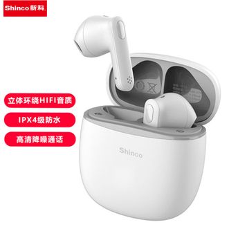 新科/Shinco  真无线蓝牙耳机双主机半入耳式音乐运动跑步IPX4级生活防水降噪耳机 GT11