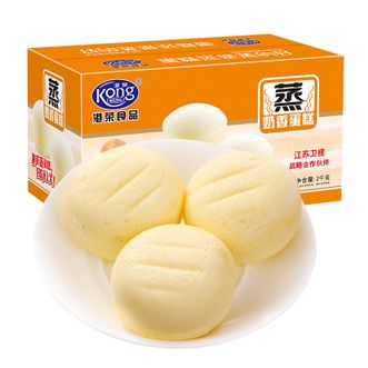 港荣/Kong WENG  原味蒸蛋糕早餐面包2kg/箱