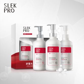舒蕾/Slek  435ml*3套装控油去屑洗发露沐浴护发套装435ml*3 组合装