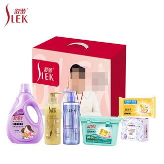 舒蕾/Slek  鸿运当头六件套洗衣液洗衣凝珠洗衣皂洗发水