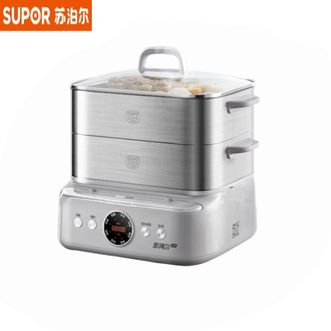 苏泊尔（SUPOR）  电蒸锅ZN30FC881 多功能家用蒸包子蒸鱼 智能预约电热锅 16升不锈钢双层蒸笼多用途锅