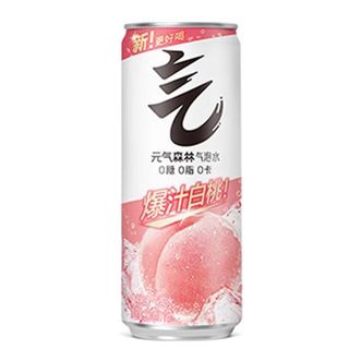 元气森林  苏打气泡水0糖0脂0卡白桃味330ml*12