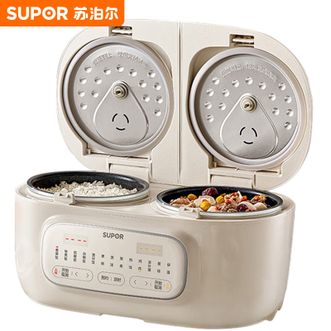 苏泊尔（SUPOR）  电饭煲 5L双胆大容量家用二合一煮饭煲汤一体双锅电饭锅双控多功能智能蒸煮锅微压