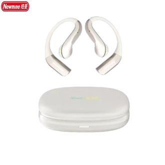 纽曼（Newmine）  蓝牙耳机X7Pro【白色】挂耳式骨传导概念高品质通话降噪运动跑步无线开放式不入耳Ai翻译耳机