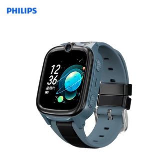 飞利浦（PHILIPS）  w2216- 墨青色  儿童电话手表4G全网通高清视频通话精准智能定位防水中小学生儿童多功能智能手表