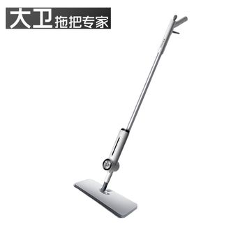 大卫  夹布式平板拖把 大配布 （P8-1杆2布）