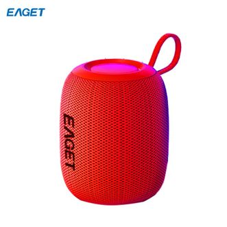 忆捷/Eaget  蓝牙音箱 EK02 户外1200mAH持久续航 立体环绕低音音效 蓝牙V5.3播放小巧便携 （红色）