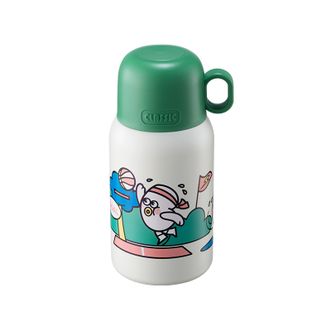 先行/CENSUN  儿童保温杯316不锈钢杯子 吊带儿童壶保温杯（含布袋）500ml CSE-500DD