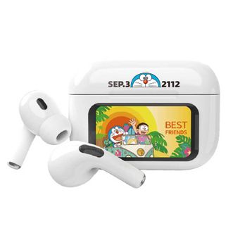 洛克/Rock  哆啦A梦联名【新型智慧屏13大功能彩屏】主动降噪蓝牙耳机