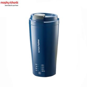 摩飞 /Morphy Richards  烧水杯MR6066【轻奢蓝】奶泡杯家用打奶泡器牛奶打发器电动咖啡搅拌加热便携式烧水壶 0.3L