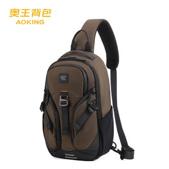 奥王AOKING大容量多功能胸包休闲旅行小背包XY2272