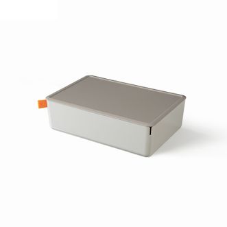 得力（deli）XDOMO系列3.6L中号收纳盒XDM12（三色可选）