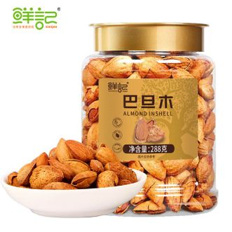 鲜记  巴旦木 每日坚果炒货 休闲食品 288g/罐