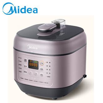 美的/Midea  电压力锅家用6L不锈钢不粘内胆高压锅智能调压一锅双胆电饭煲MY-EYL6041