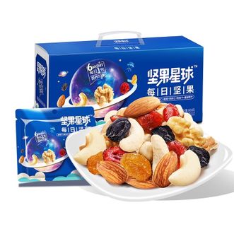 沃隆 坚果星球每日坚果孕妇坚果礼盒干果炒货600g/30袋 沃隆 坚果星球每日坚果孕妇坚果礼盒干果炒货600g/30袋
