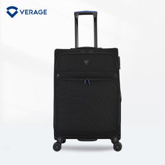 维丽杰（verage）103L防泼水行李箱新款拉杆箱轻便大容量登机箱TSA海关锁商务旅行箱GM22039W/28寸黑色