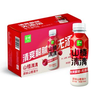 金晔  山楂清清果汁（原味）饮料0添加无负担满满山楂味310ml*15瓶