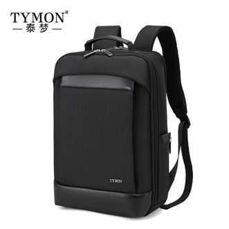 泰梦/TYMON  双肩包男士定型商务背包大容量书包 皓月N1 TM-N001黑色
