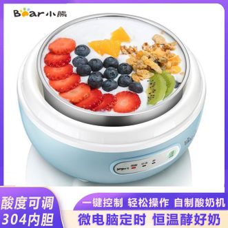 小熊/Bear  304不锈钢内胆酸奶机 家用一键控制微电脑可定时轻松操作