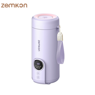 zemkon  电热水杯550ml便携式烧水杯保温防烫304内胆KM-998
