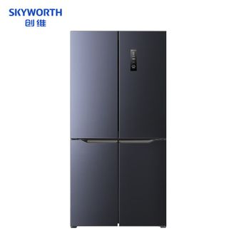 创维（Skyworth）419升风冷十字对开门四开门家用电冰箱一级能效变频BCD-419WXPS