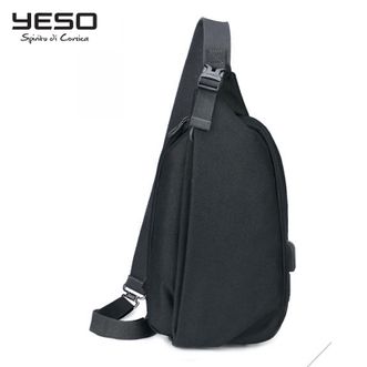 户外大师（YESO）男士运动户外休闲胸包斜挎包单肩包背包13037大号