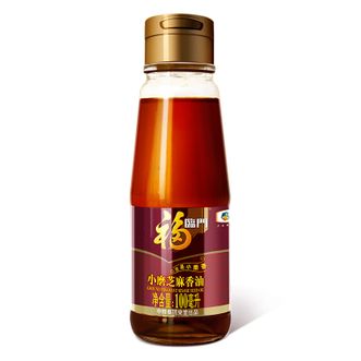 福临门  小磨香油  凉拌调味烹饪油  家用芝麻油  100ml