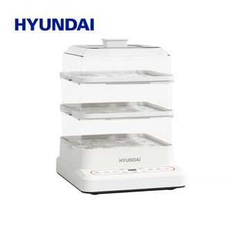 Hyundai  多功能电蒸锅 三层蒸格 18L家庭大容量 （XX-DZG08）