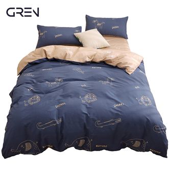 歌然/GREN 四件套 纯棉套件床品 双人被罩200cm*230cm GR2091