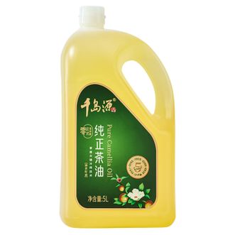 千岛源  山茶油5L 纯正茶油 低温冷榨大桶食用油 零0反式脂肪酸