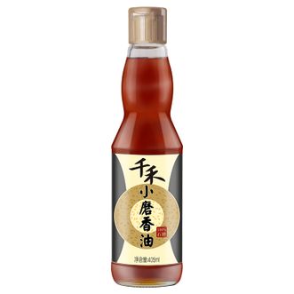 千禾 香油 石磨磨制 拌菜调味 小磨香油 405mL